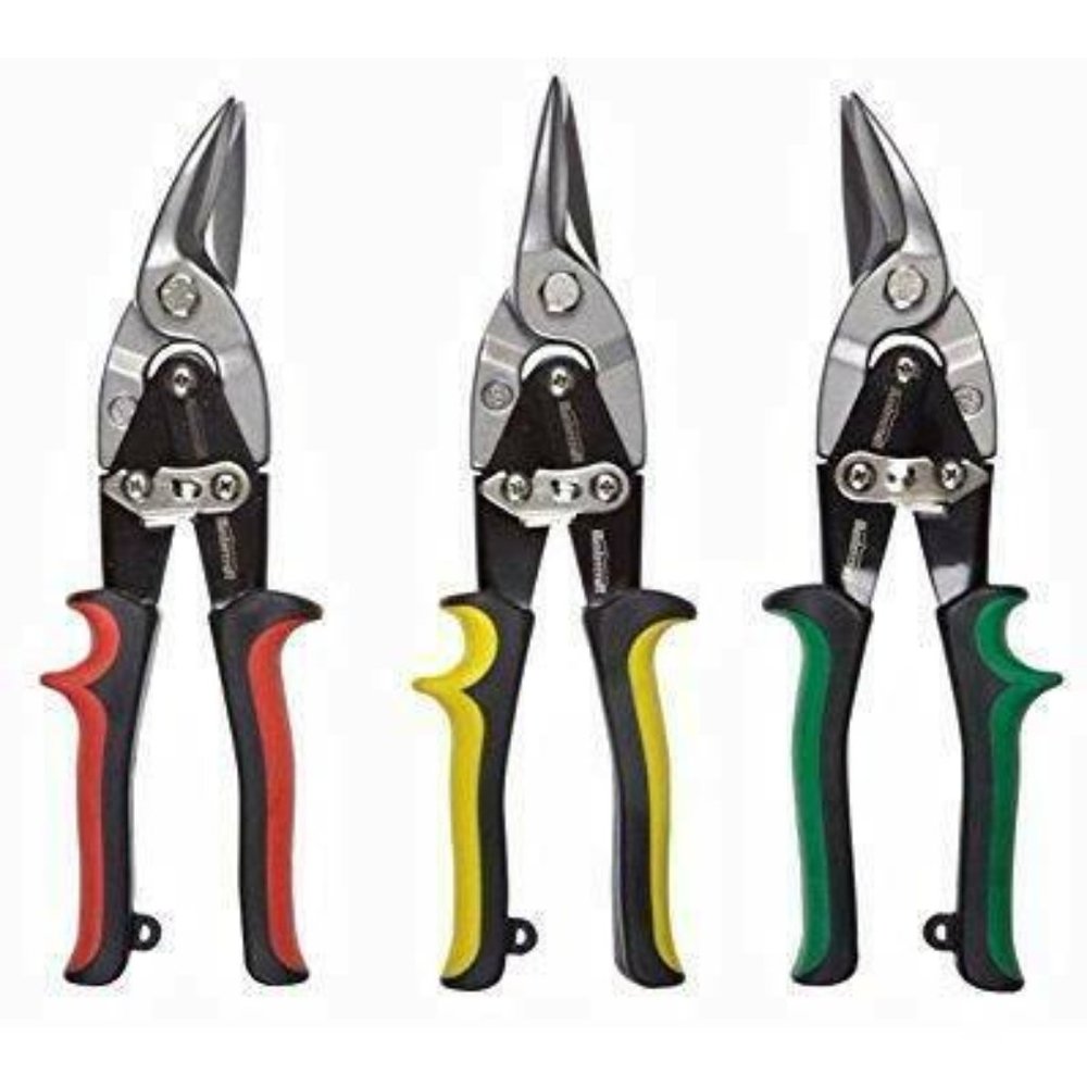 Aviation Tin Snips Set Of 3 10" (25.4 cm) left,rig